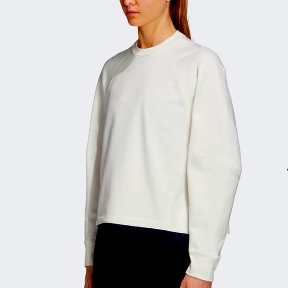 Y-3 Tops - 🌺Y-3 Logo Sweatshirt in Core White🌺